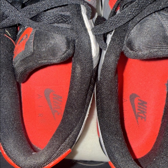 Nike Air Max Sneakers Black Red and Gray - Picture 6 of 8